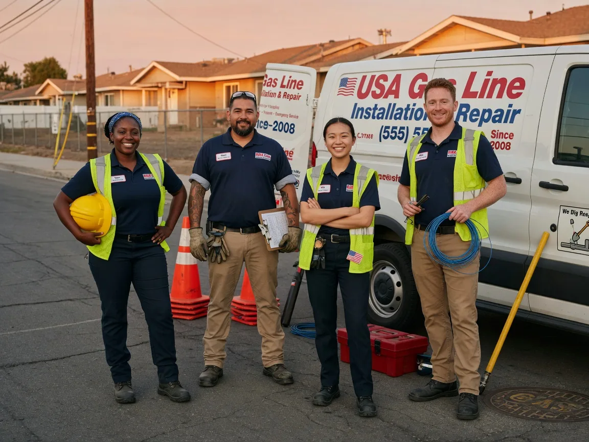 Gas Line Installation company in Ford Cliff, PA
